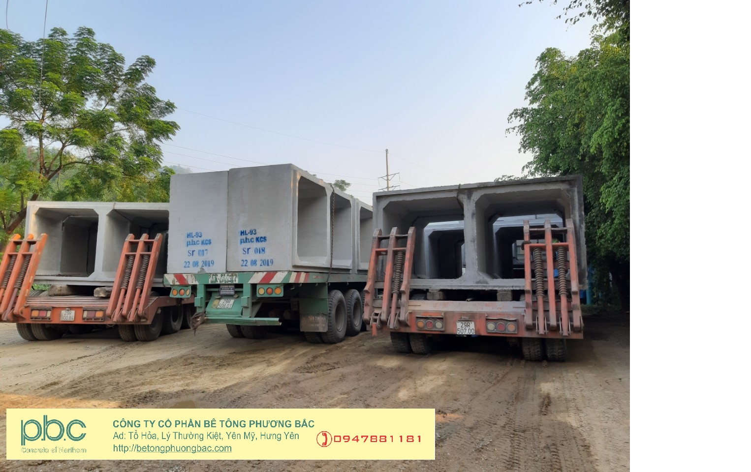 vận chuyển cống hộp đôi